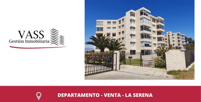 VASS Vende Departamento Primera Linea Al Mar, La Serena