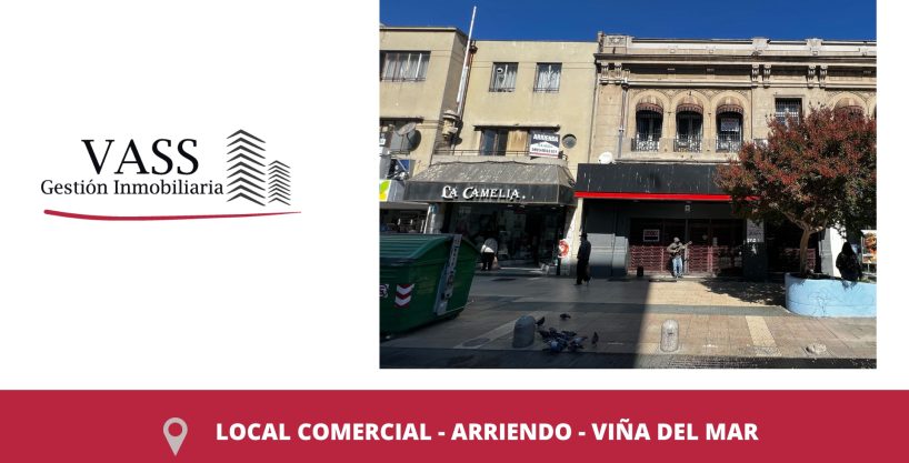 Vass Arrienda Local Comercial En Avenida Valparaiso, Viña