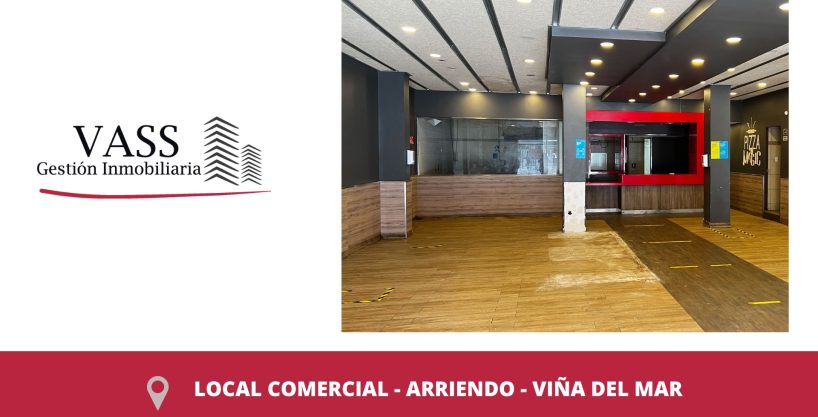 Vass Arrienda Local Comercial, Estratégico Y Central, Viña