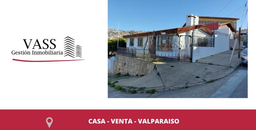 Vass Vende Hermosa Casa En Sector Residencial, Valparaiso