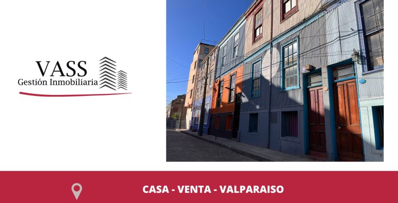Vass Vende Casa En Pleno Corazon De Cerro Concepcion, Valpo