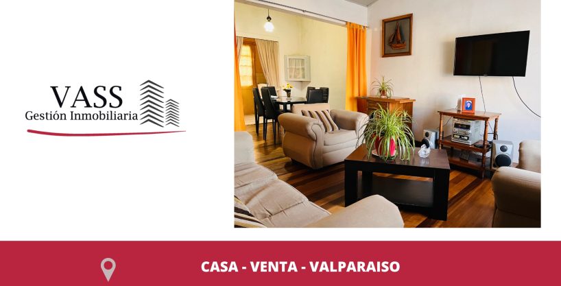 Vass Vende Casa Tranquilo Barrio De Playa Ancha, Valparaiso