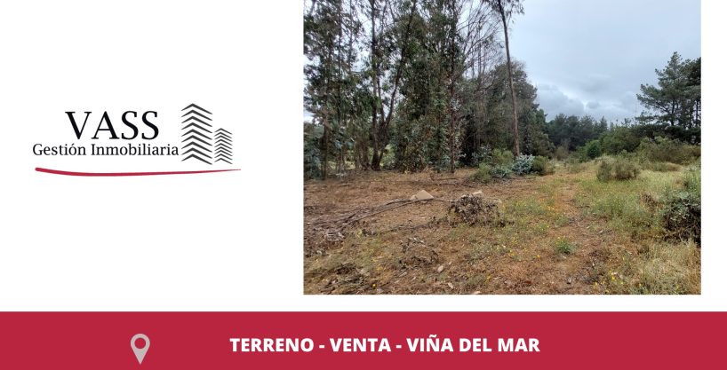 Vass Vende Terreno Con Vista Al Mar, Los Pinos Reñaca, Viña