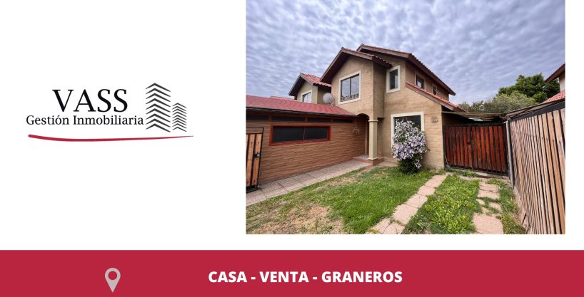 Vass Vende Casa De 2 Pisos En Barrio Residencial, Graneros