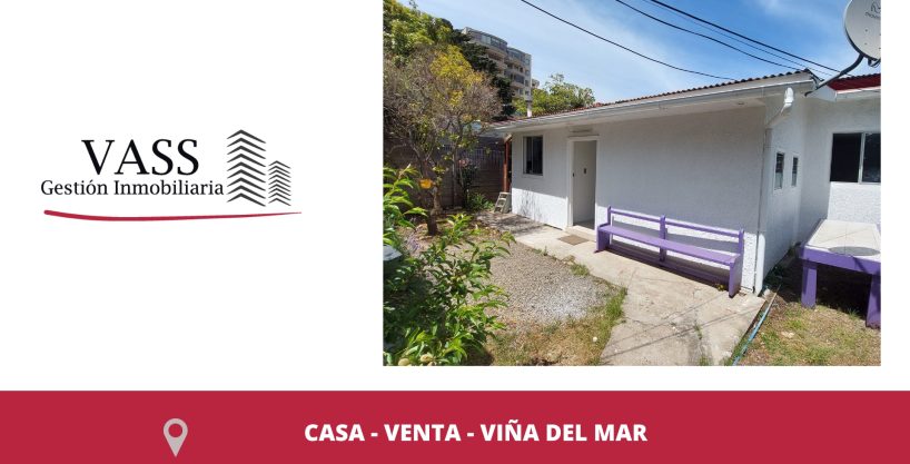Vass Vende Casa Sector Residencial De Recreo, Viña Del Mar
