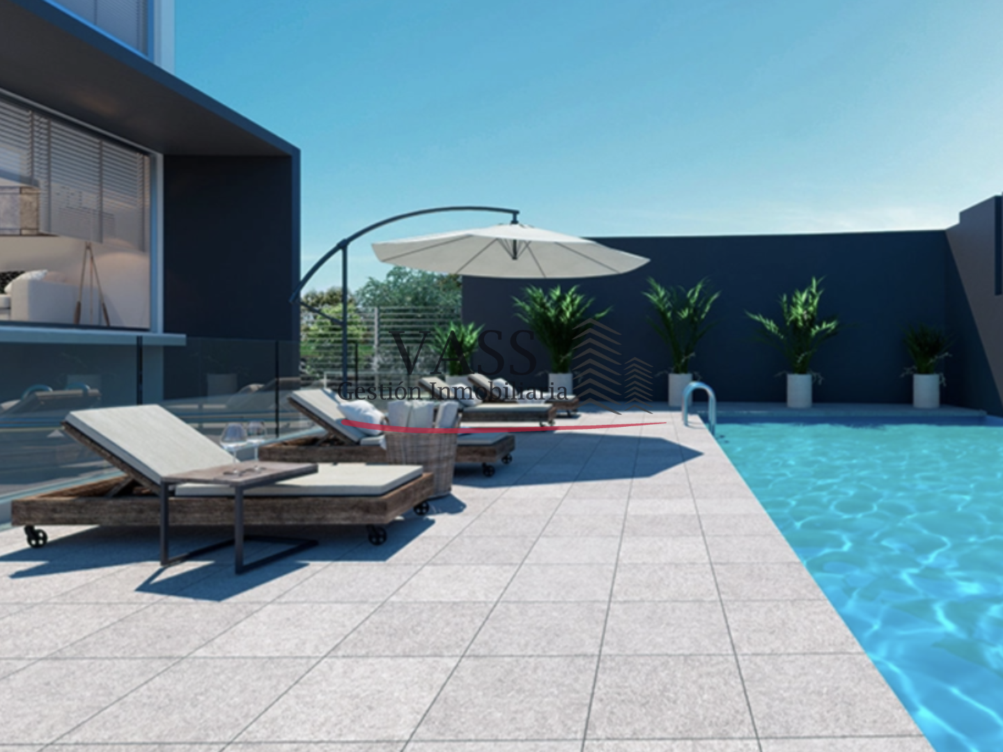 VASS Gestión Inmobiliaria arrienda departamento con vista al mar en Jardín del Mar. Viña del Mar